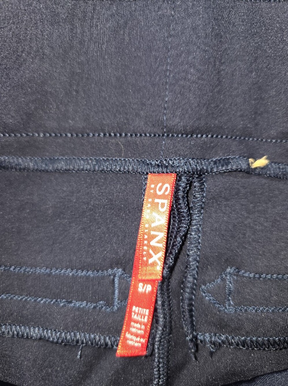 SPANX Women's Dark Navy Pull On Ponte Pants Size XS - Picture 2 of 5